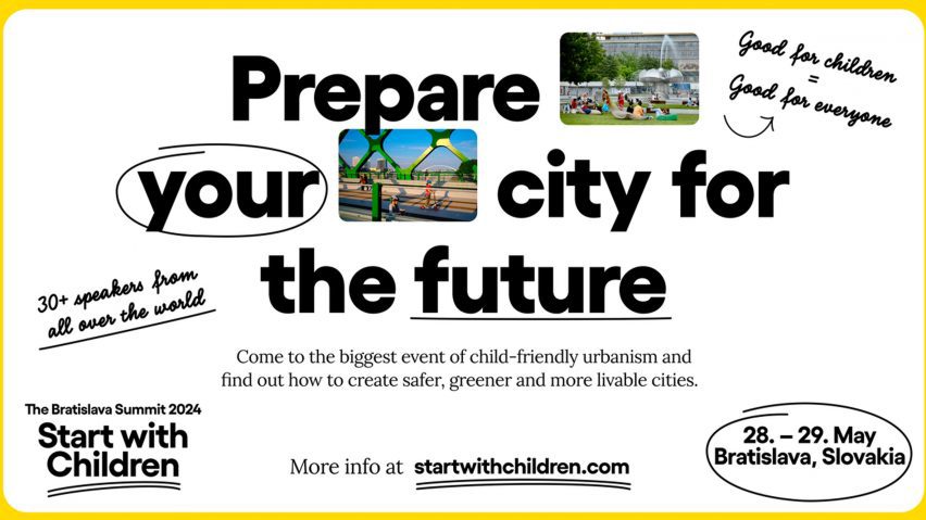 Graphic with text for the Start with Children Summit 2024