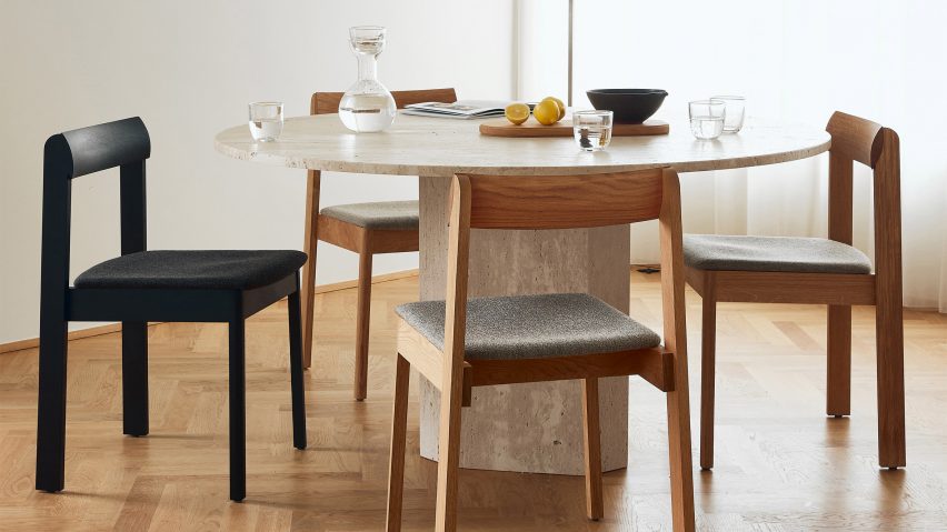 Photo of chairs around a table by Form & Refine