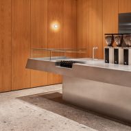 EBBA references modernist architecture at WatchHouse coffee shop