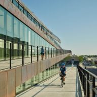 Team of Arkansas designers creates a ramped bikeable office building