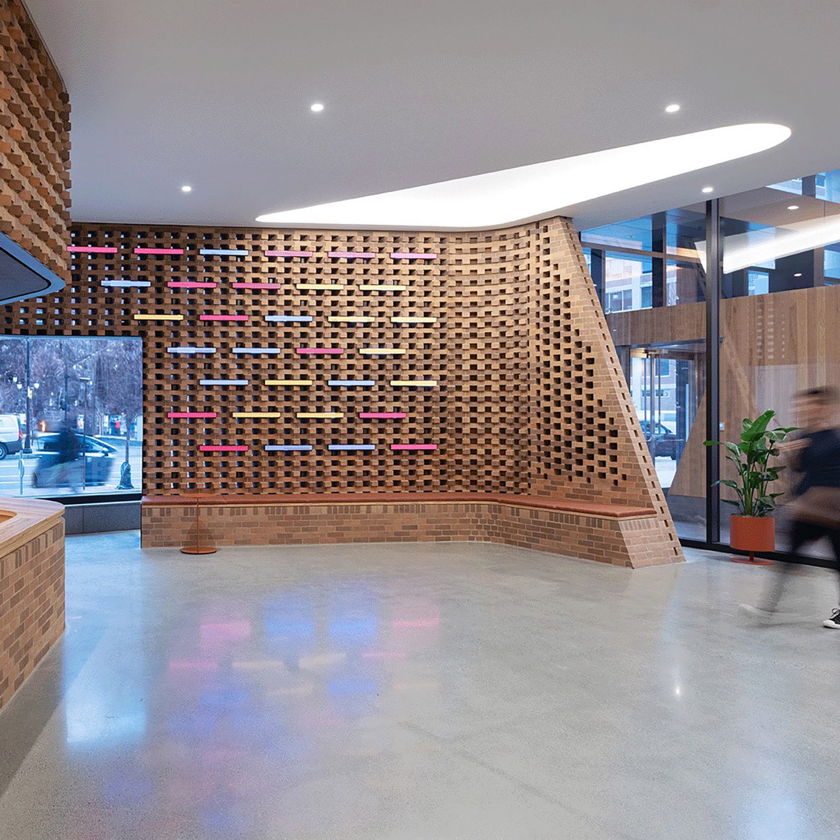 Brick-wrapped lobby by Merge Architects wins Gold in Brick in ...