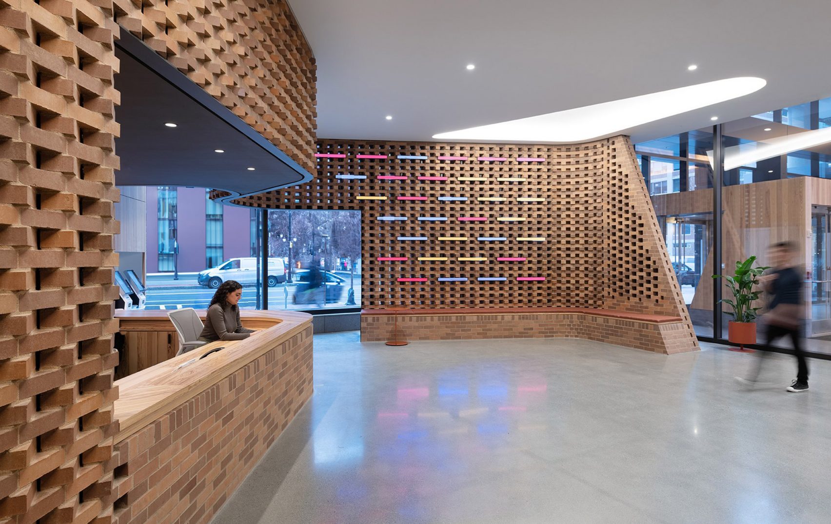 Brick-wrapped lobby by Merge Architects wins Gold in Brick in ...