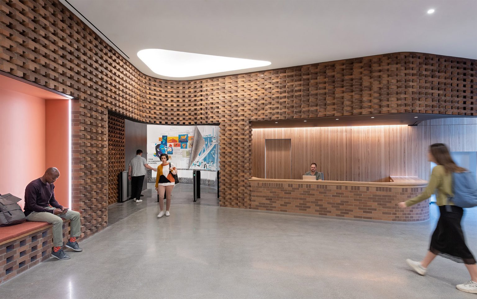 Brick-wrapped lobby by Merge Architects wins Gold in Brick in ...