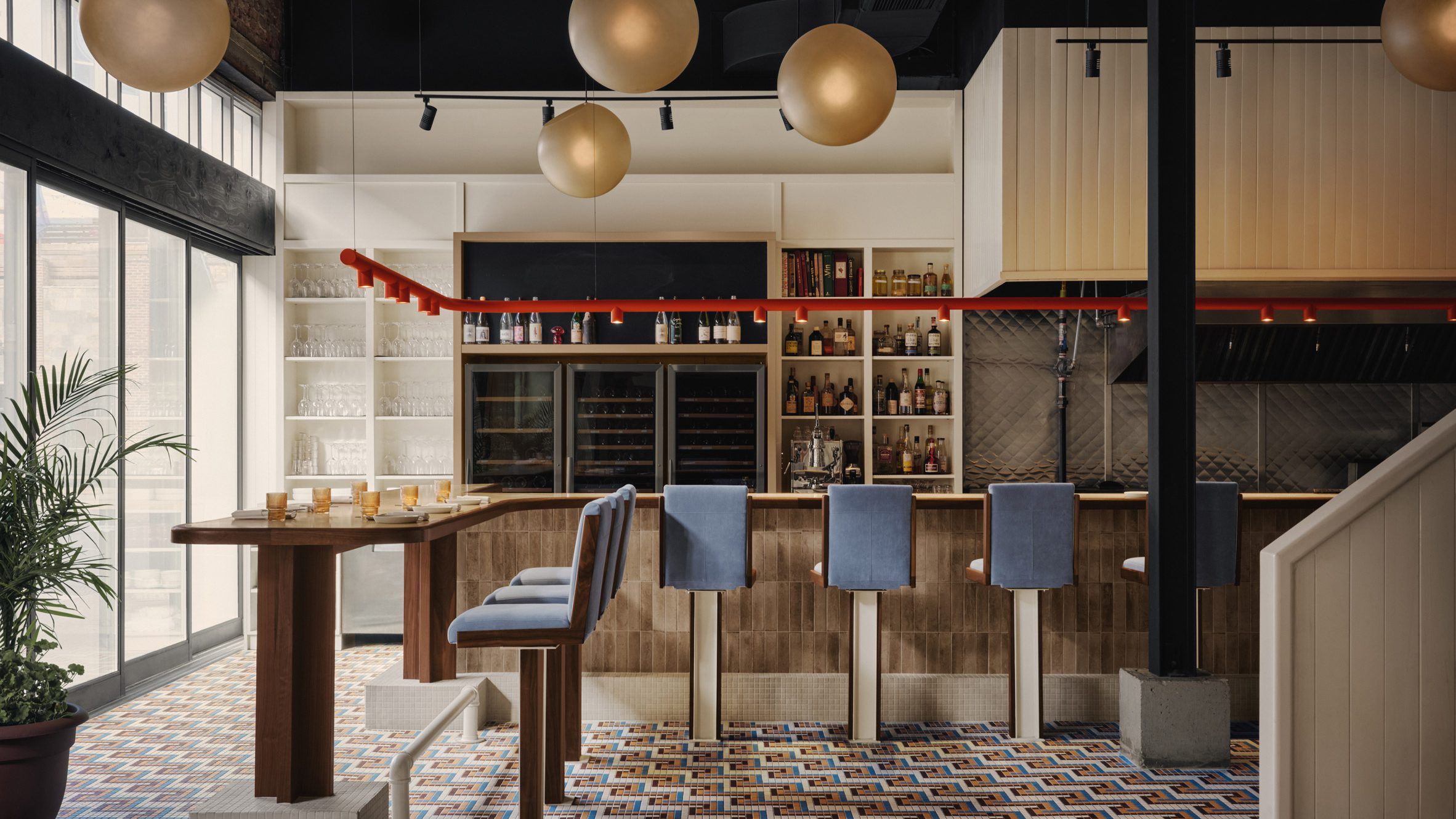 Ivy Studio combines retro colours at Ottawa restaurant Buvette Daphnée - Vimarsana News