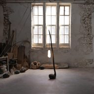 Compass floor lamp by Jérôme Pereira for Galerie Philia
