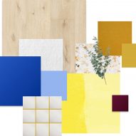 Material palette for Commune co-living for single parents by Cutwork