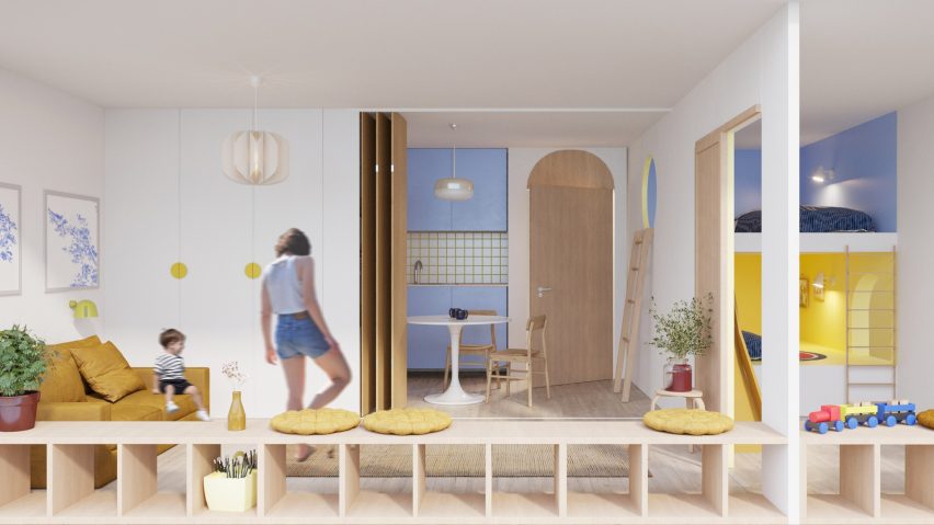 Commune co-living for single parents by Cutwork