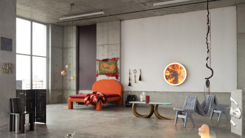 Furniture in an industrial space