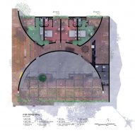 Ground floor plan of De Hué Space by Studio Voi