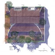 Roof plan of De Hué Space by Studio Voi