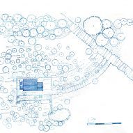 Site plan of Di Linh House by k59 Atelier
