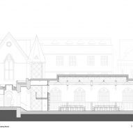 Section of Exeter College Library by Nex and Donald Insall Associates