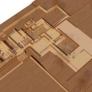 Ground floor plan of The Stoic Wall Residence by Lijo Reny Architects