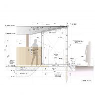 Section drawing of Toiletowa by Tono Mirai Architects