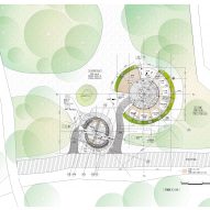 Site plan of Toiletowa by Tono Mirai Architects