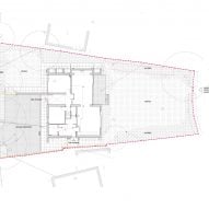 Site plan of Vestige by Smith Young Architects