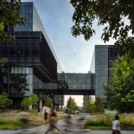 Olson Kundig uses glass bridge to connect office buildings near Atlanta's BeltLine