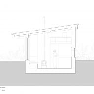 Section of Gardenhide Studio by Commonbond Architects