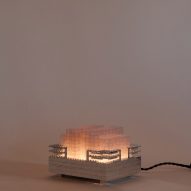 Lamp made of LEGO