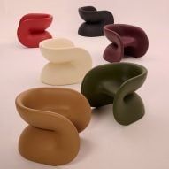 Jumbo designs fortune cookie-shaped chair for Heller