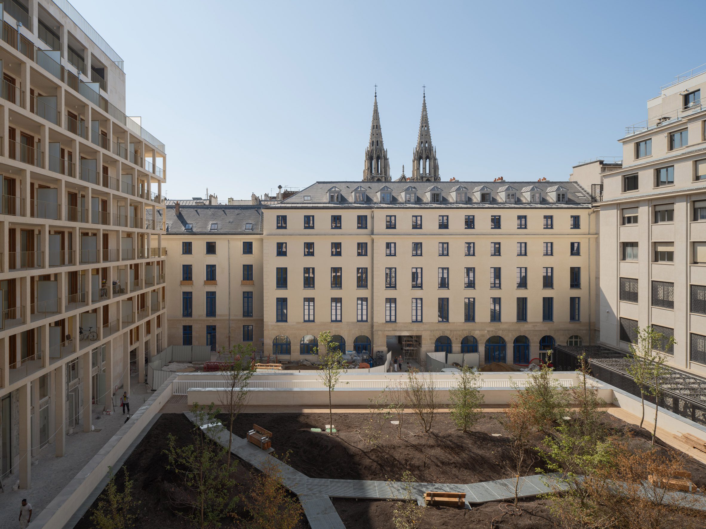 Îlot Saint-Germain by Francois Brugel Architectes Associes, h2o Architectes, and Antoine Regnault Architecture