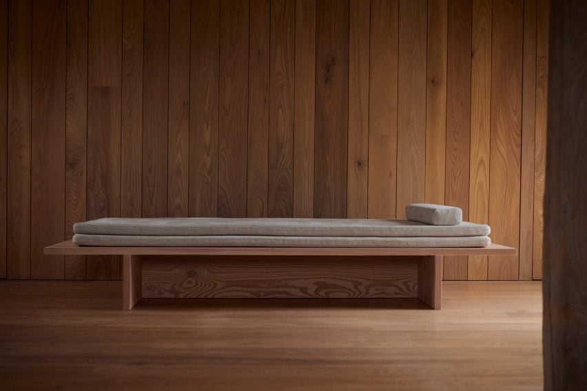 Daybed featured within bespoke furniture range