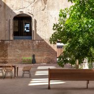 Courtyard of church in Phoenix