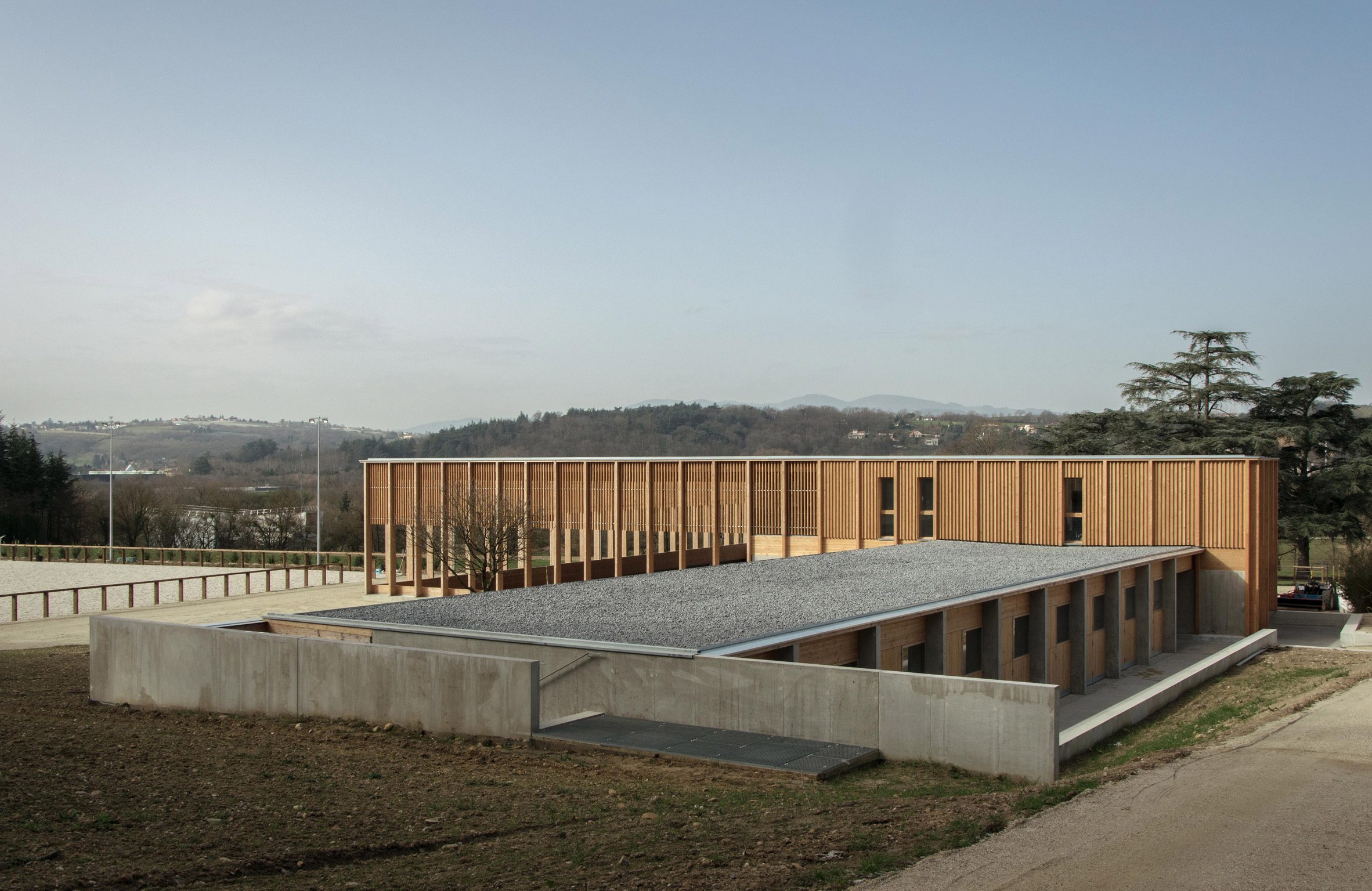 Equestrian centre outside Lyon