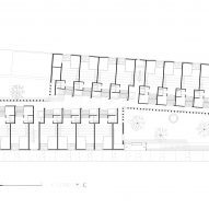 Plan of Living in Lime by Peris+Toral Arquitectes
