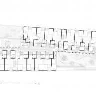 Plan of Living in Lime by Peris+Toral Arquitectes