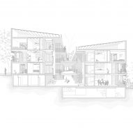 Section of Living in Lime by Peris+Toral Arquitectes