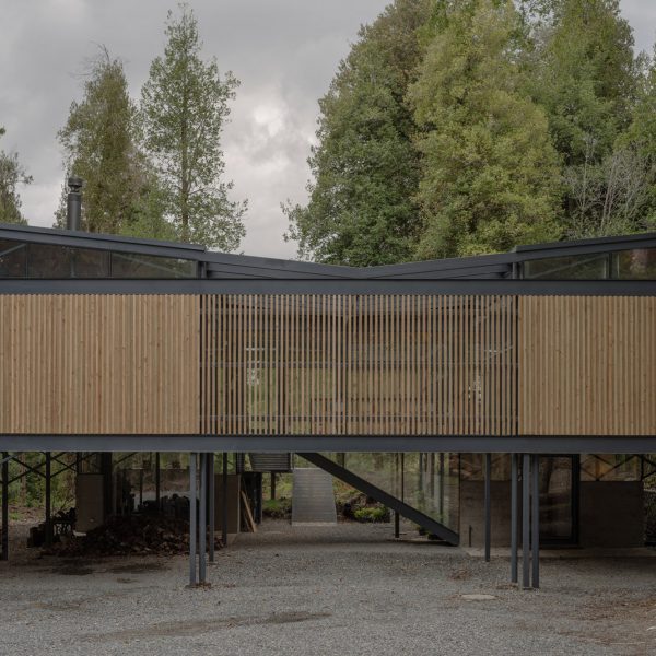 Hebra Architects traslada la Lone Oak House a una zona boscosa en Chile