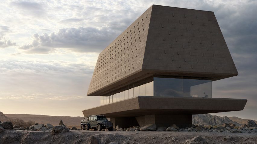 Dune House designed on Lumion