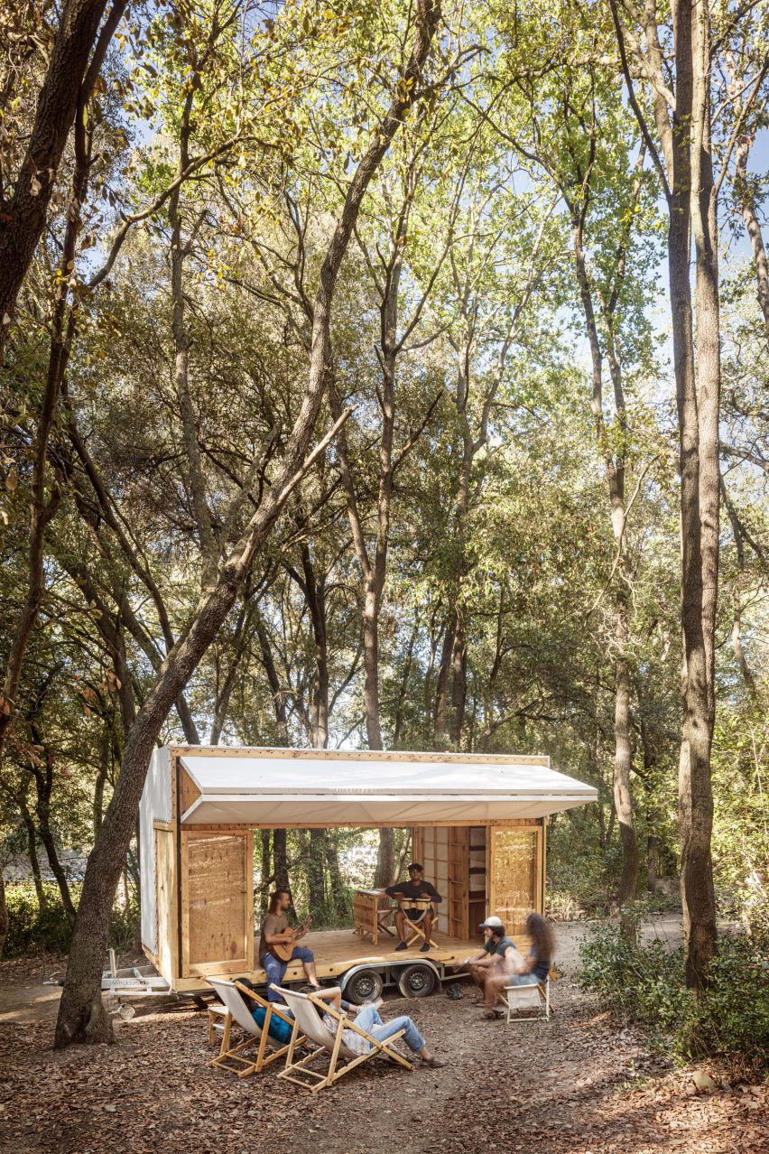 Habitation mobile Moca de l'Institut d'Architecture Avancée de Catalogne
