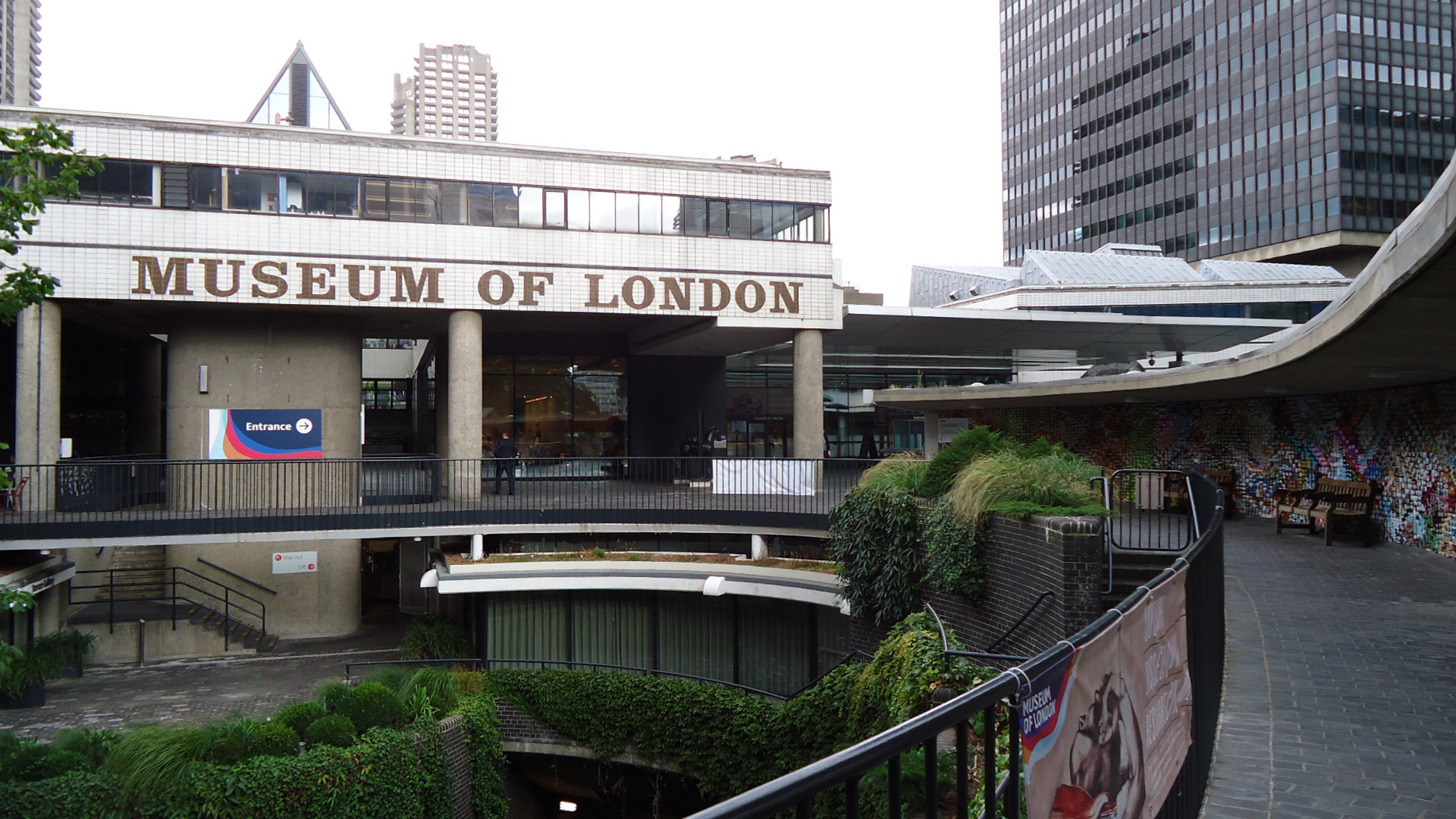 Museum of London on the Barbican estate