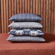 Patterned wool fabric collection
