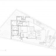Ground floor plan of Bundle House by Nomo Studio