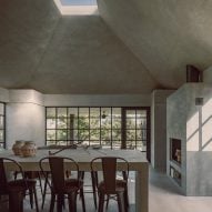 Eight interiors with pyramidal ceilings that create dramatic depth