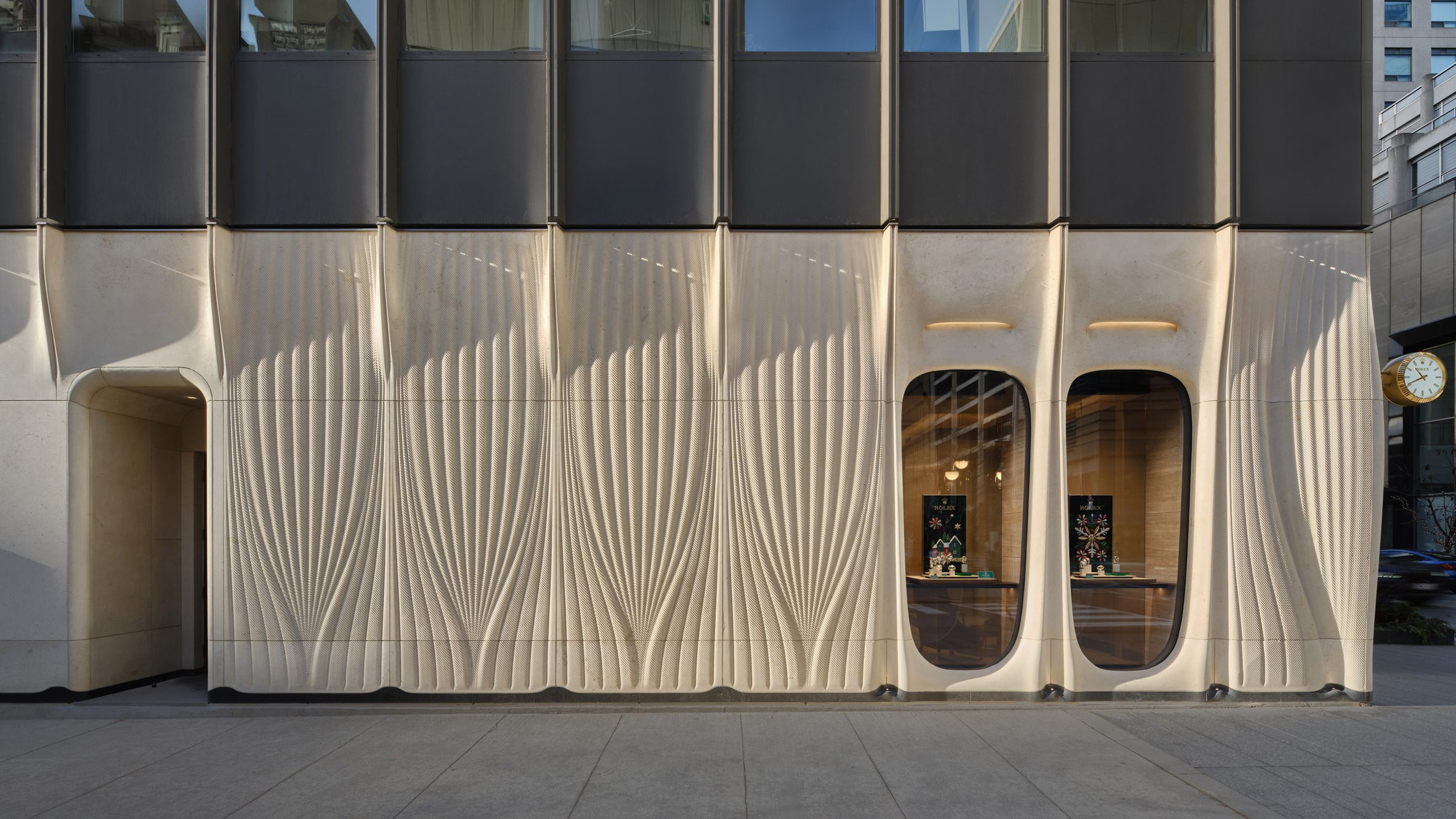 Partisans sculpts limestone facade for Rolex boutique in Toronto - Vimarsana News