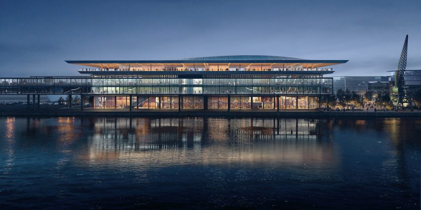 Ropax Ferry Terminal by Zaha Hadid Architects