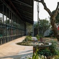 Studio Vio surrounds concrete holiday home in Vietnam with lush gardens