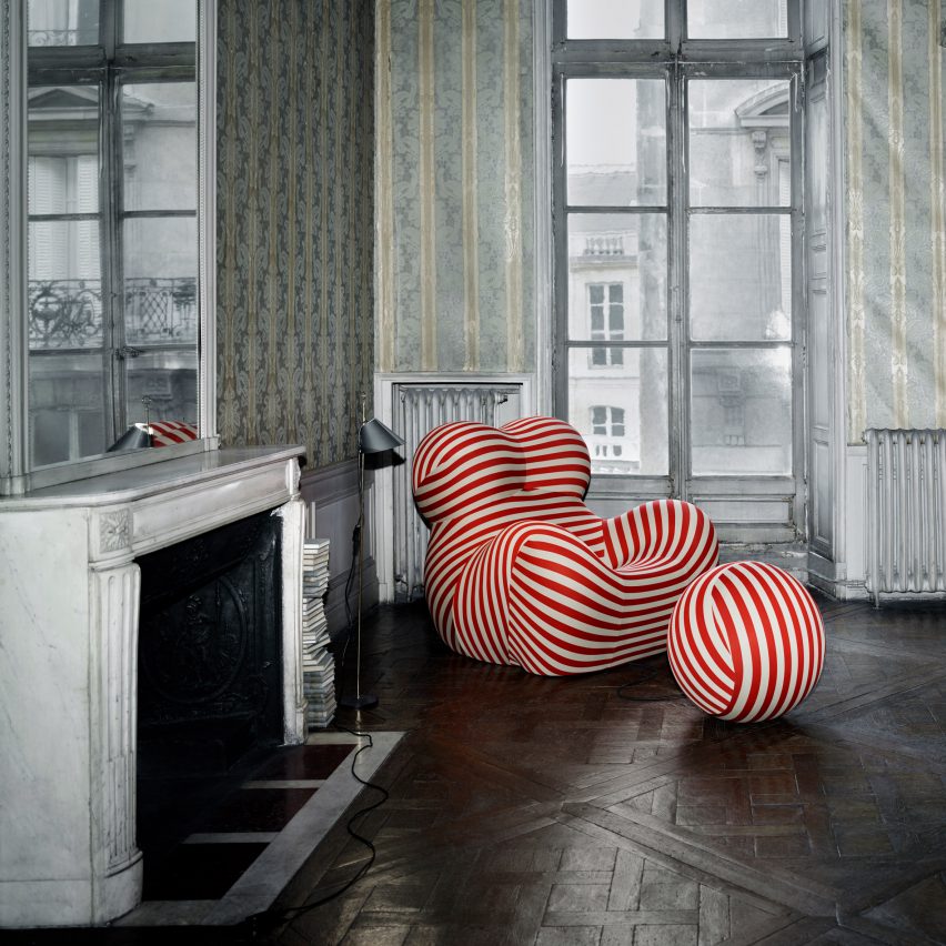 House interior shot of Serie Up 2000 armchair by Flos B&B Italia Group