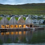 Henning Larsen sets timber Klaksvík Row Club next to Faroe Islands fjord