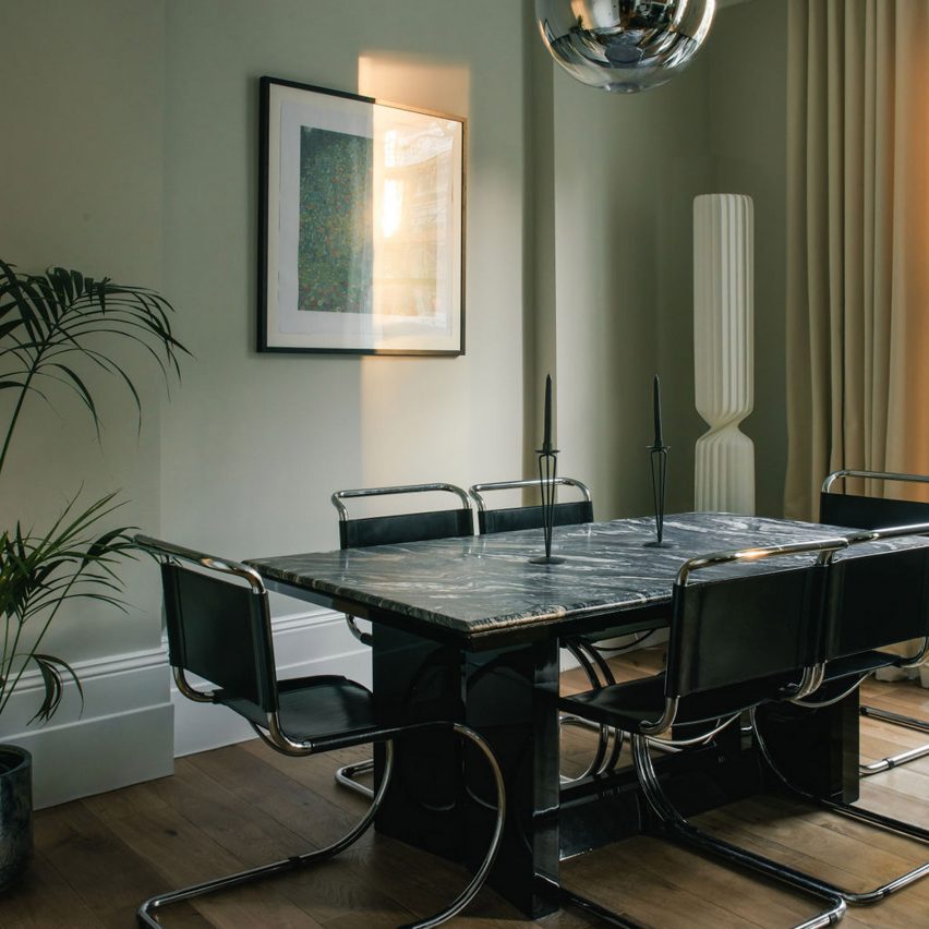 St Pauls Road townhouse dining area interior by Tabitha Isobel