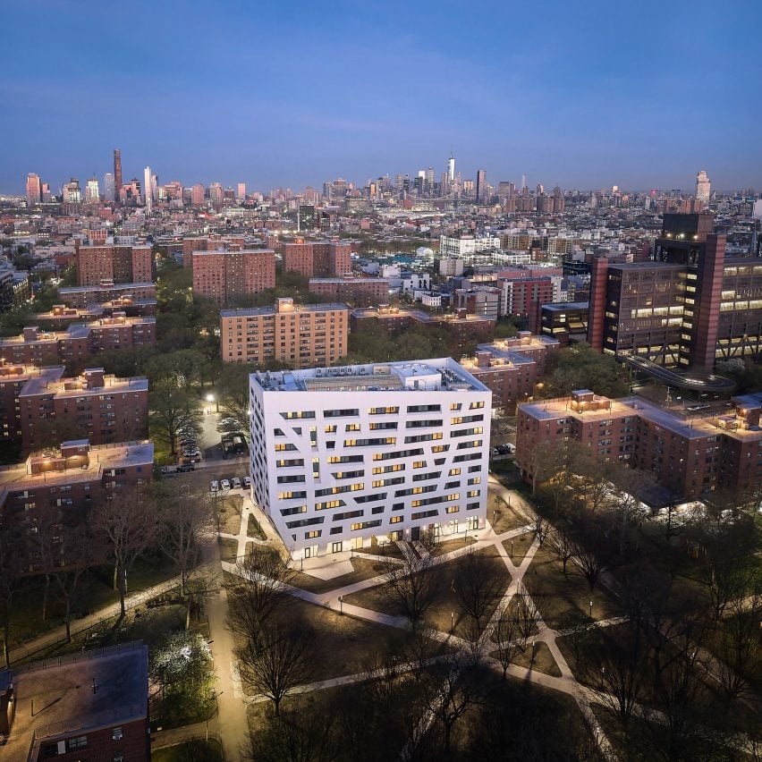 The Atrium at Sumner affordable housing block in Brooklyn by Studio Libeskind