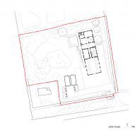 Site plan of The Big Roof by Invisible Studio and Mole Architects
