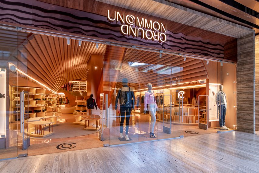 Uncommon Ground storefront within Artz Pedregal shopping mall