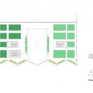 Plan of Vertical Farm Beijing by Van Bergen Kolpa Architecten