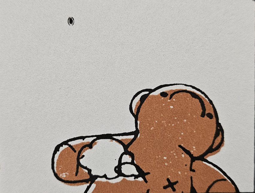 An illustration of a brown teddy bear on a white background.