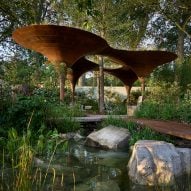 Studio Weave and Tom Massey design WaterAid garden with rain-harvesting pavilion